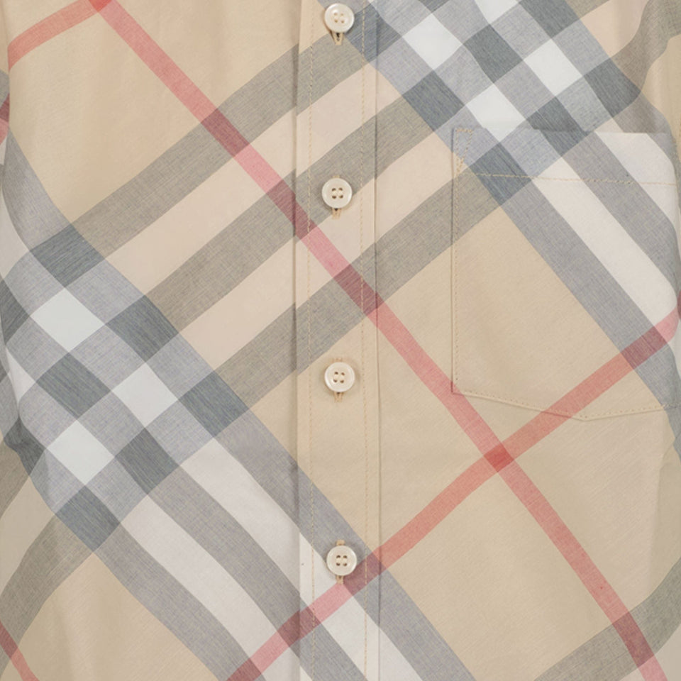 Burberry Owen Kinder Chicos Blusa en Beige