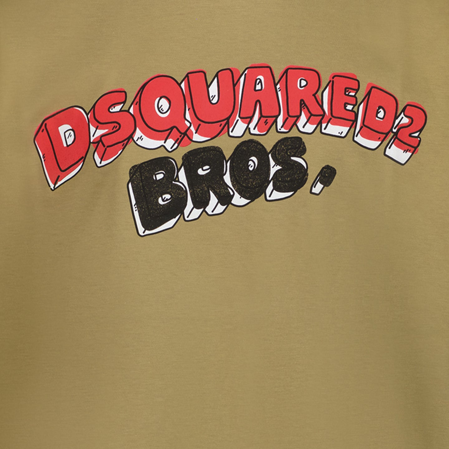 Dsquared2 T-shirt chłopców armia