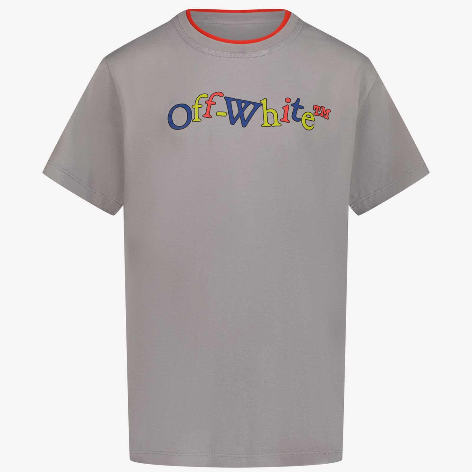 Off-White Garçons T-shirt Gris