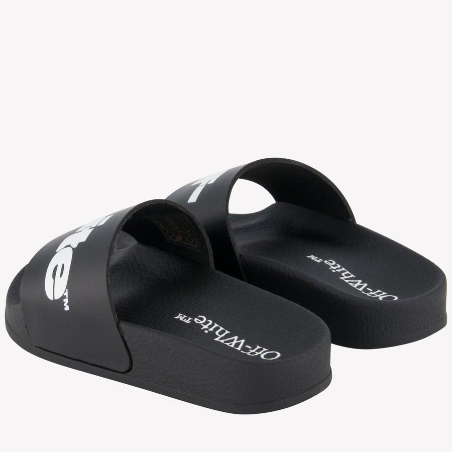 Off-White Garçons Pantoufles dans Noir