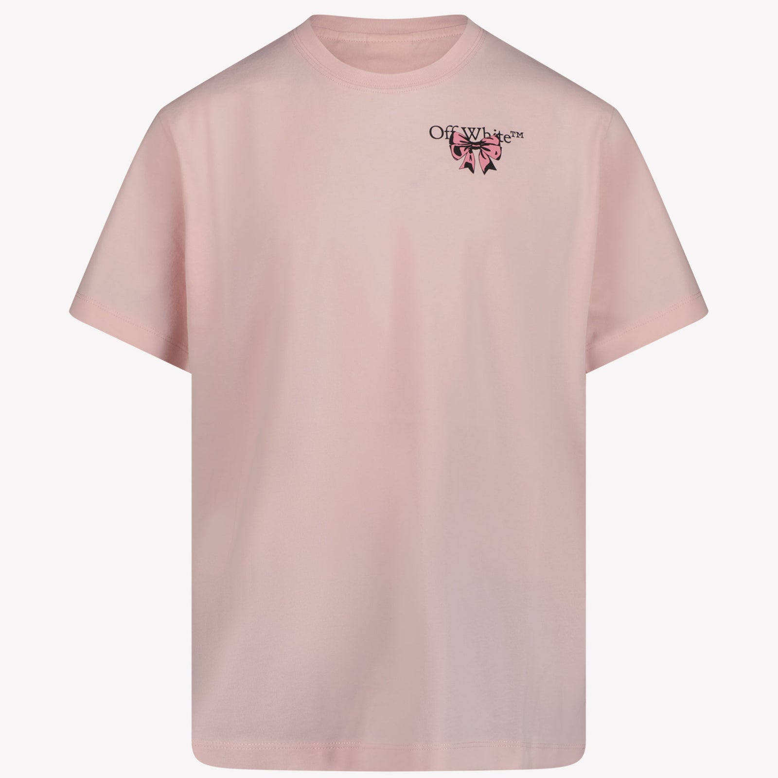 Off-White Camiseta de chicas rosa claro