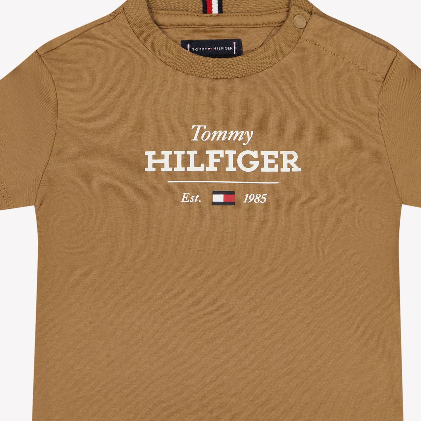 Tommy Hilfiger Baby Jungen T-Shirt Kamel