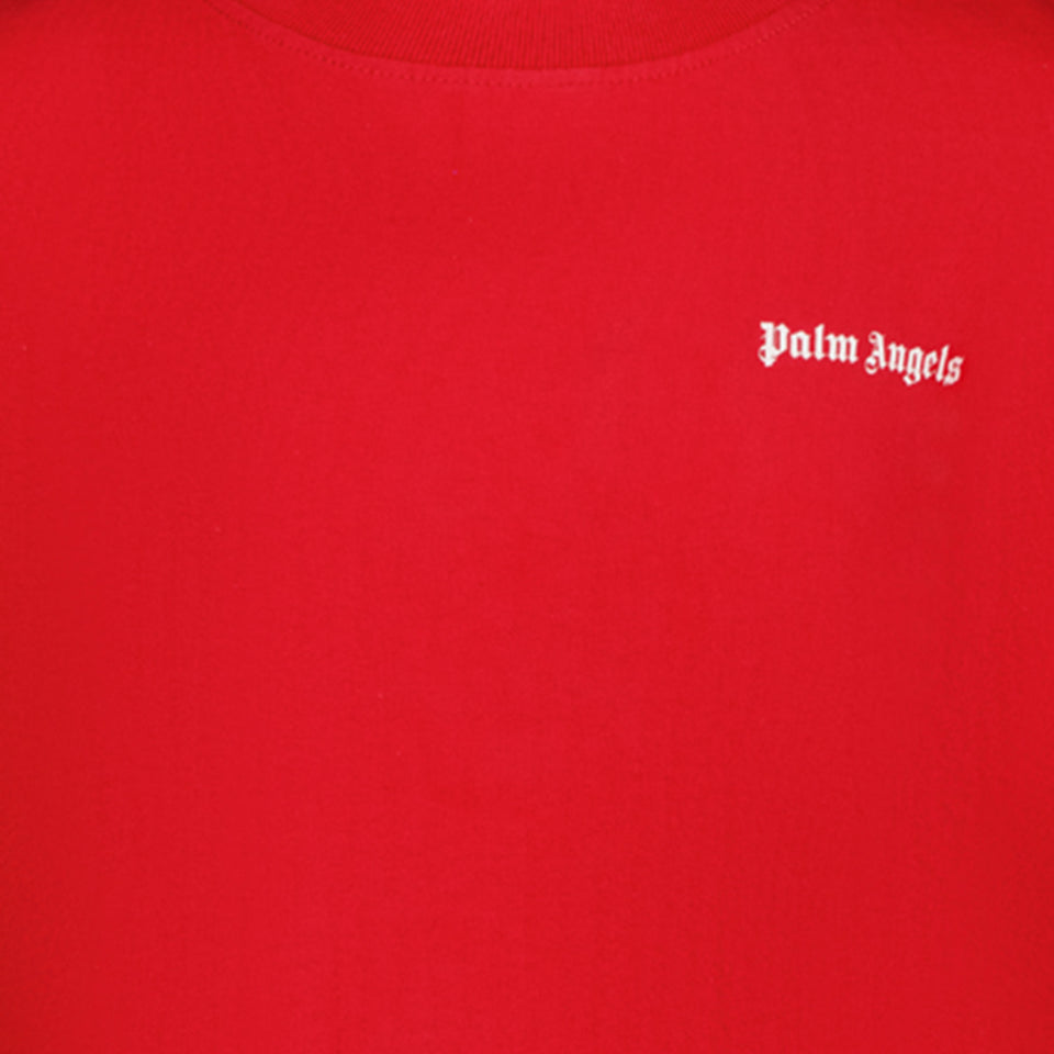 Palm Angels Garçons T-shirt Rouge