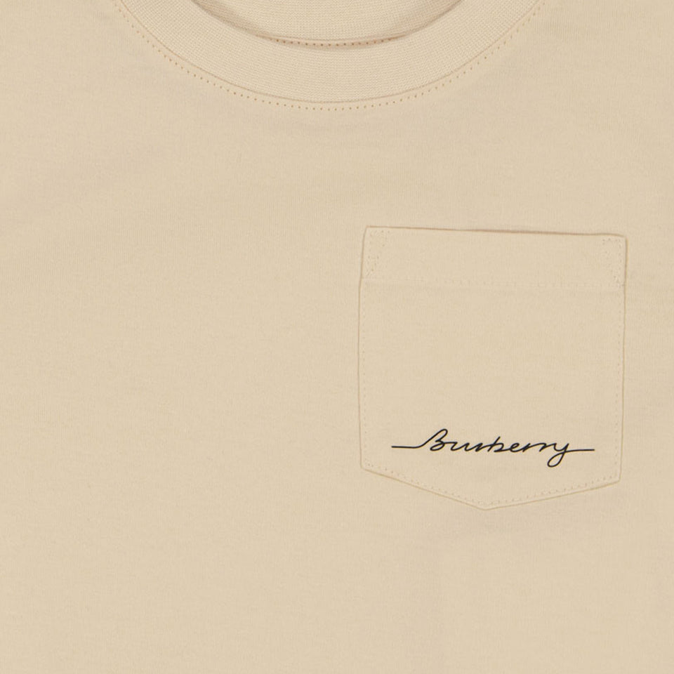 Burberry Bébé cèdre Filles T-shirt Zalm