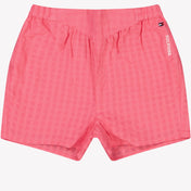 Tommy hilfiger meninas shorts rosa
