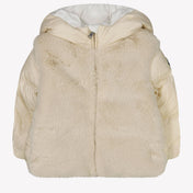 Moncler Natas Baby Girl Jacket beige