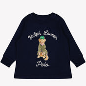 Ralph Lauren Camiseta de Baby Boys Navy