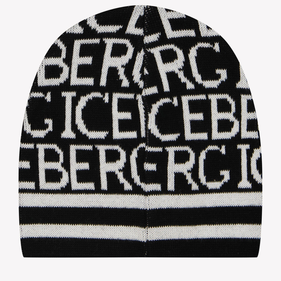 Iceberg Enfant Garçons Manteau Noir