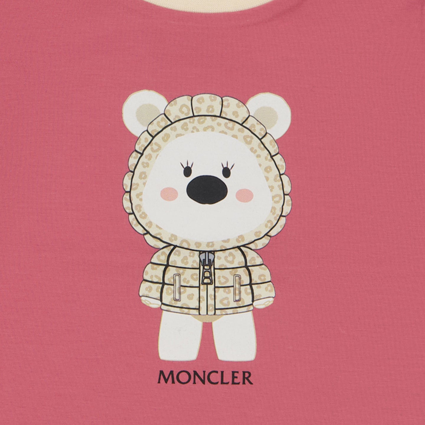 Moncler Bambino Ragazze Maglietta Fucsia