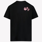 Off-White Enfant Filles T-shirt Noir