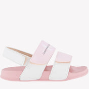 Calvin Klein děti dívky sandály světle růžové