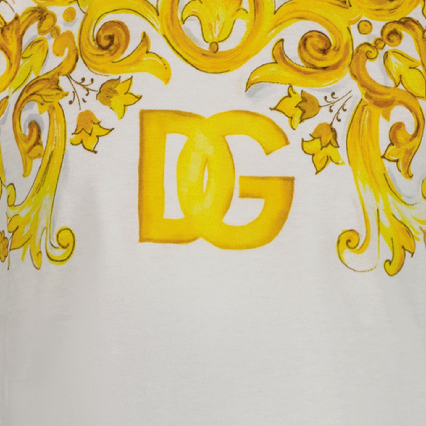 Dolce & Gabbana Meisjes T-shirt Geel 4Y