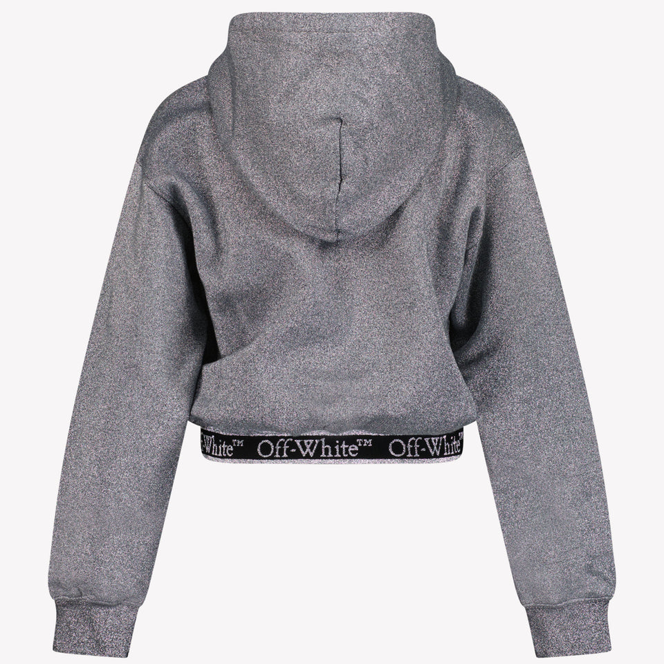 Off-White Mädchen Pullover Silber