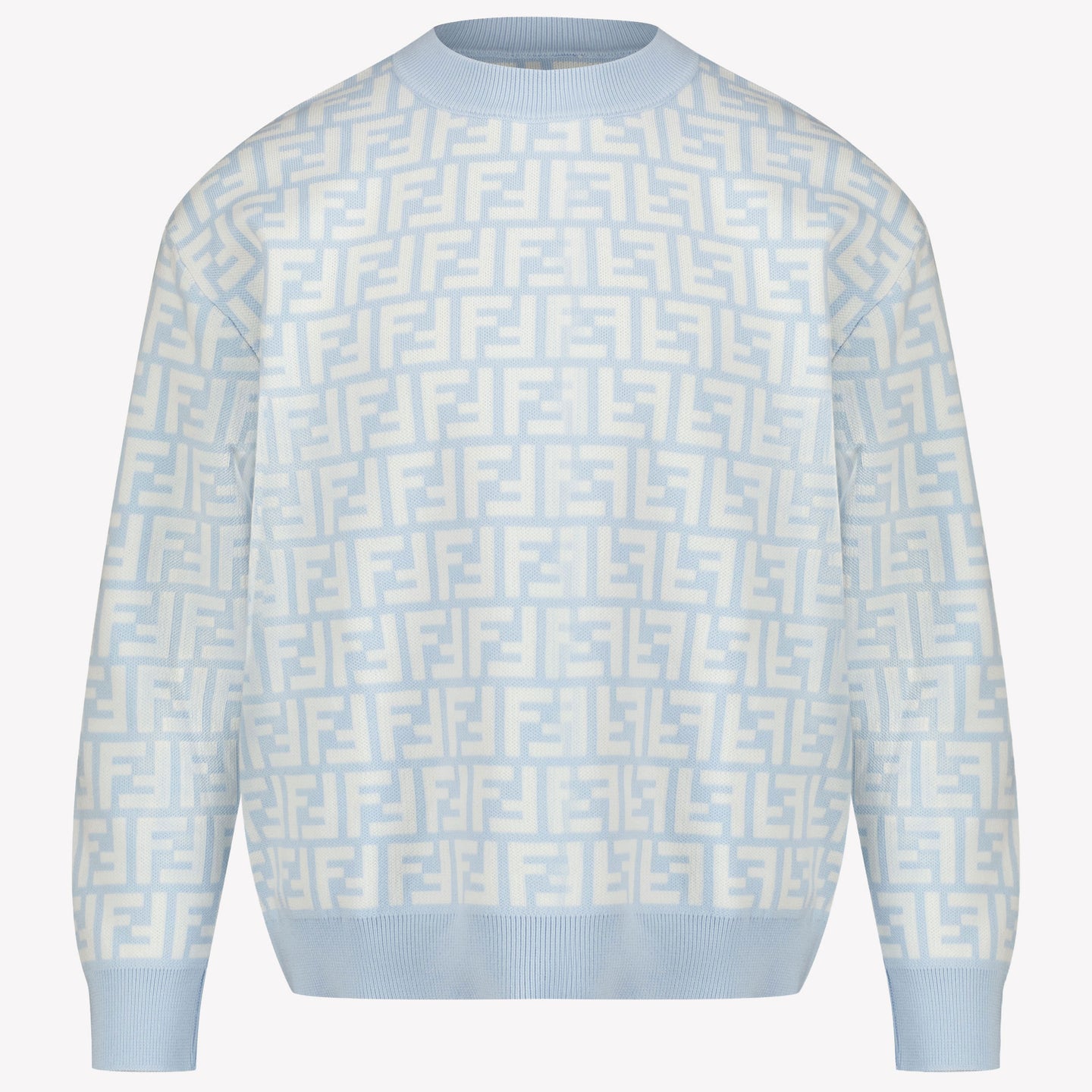 Fendi Kinderjungenpullover in Hellblau