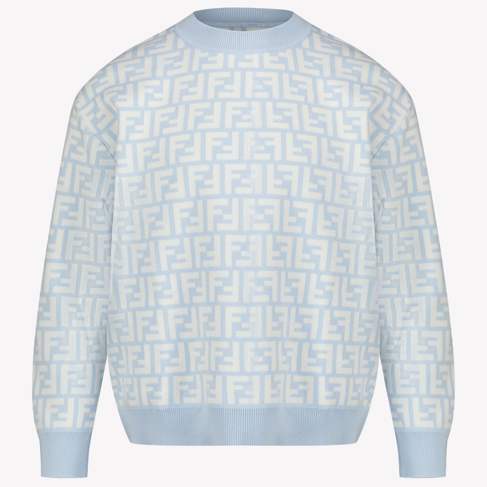 Fendi Kinderjungenpullover in Hellblau