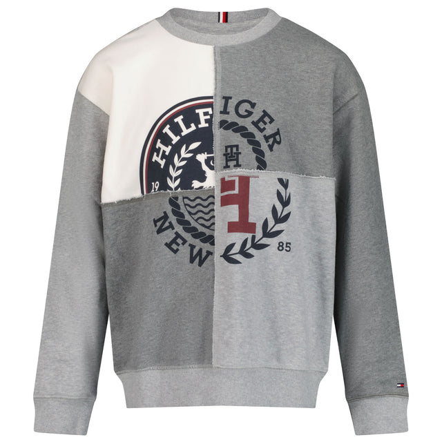 Tommy Hilfiger Garçons Pull-over Gris