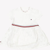 Tommy hilfiger baby jenter kjole hvit