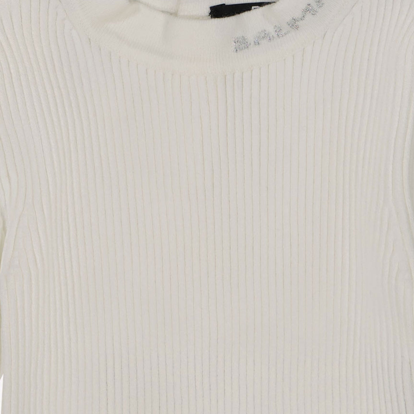 Balmain Bébé Filles Pull-over Blanc