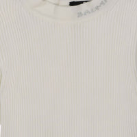 BalmaBaby Mädchen Pullover Weiß