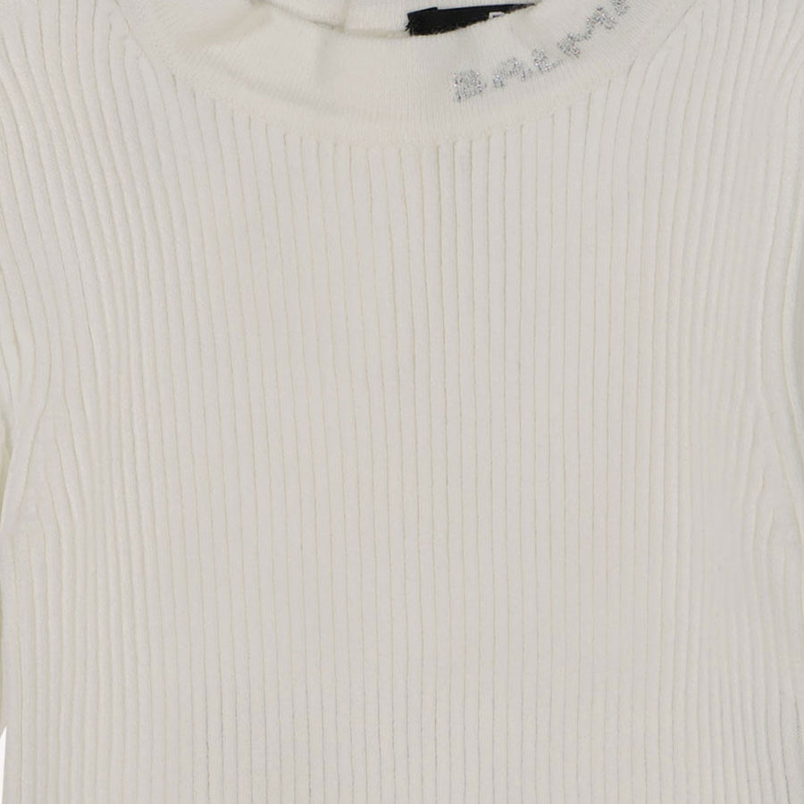 BalmaBaby Mädchen Pullover Weiß