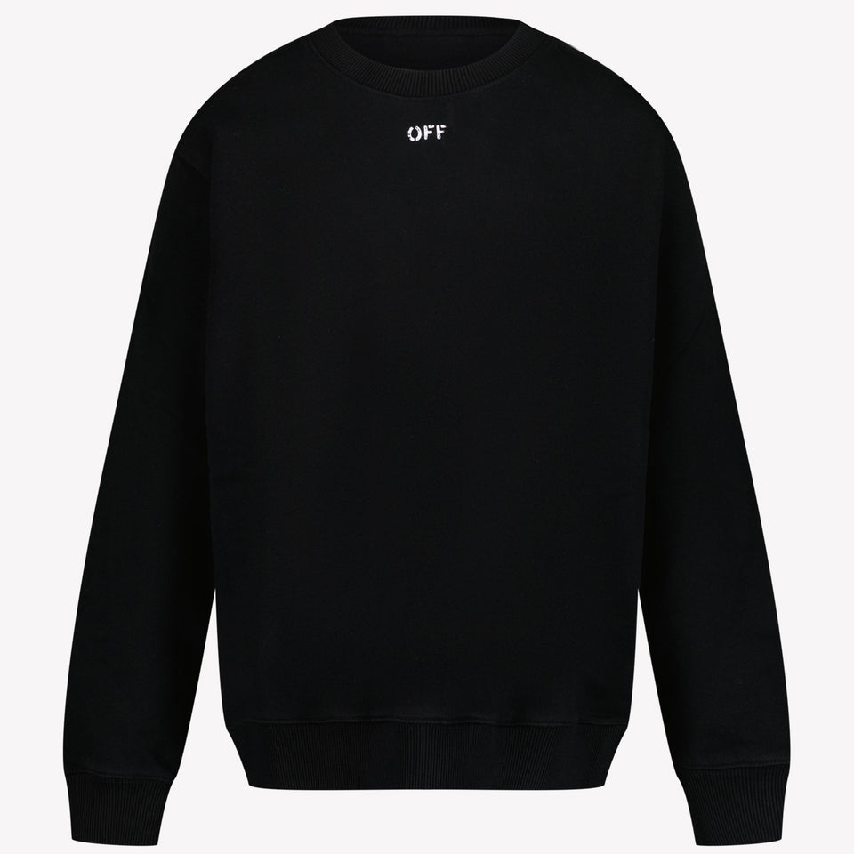 Off-White Jungenpullover Schwarz