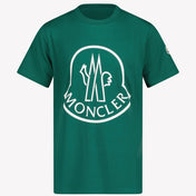 Camiseta de Moncler Boys Verde