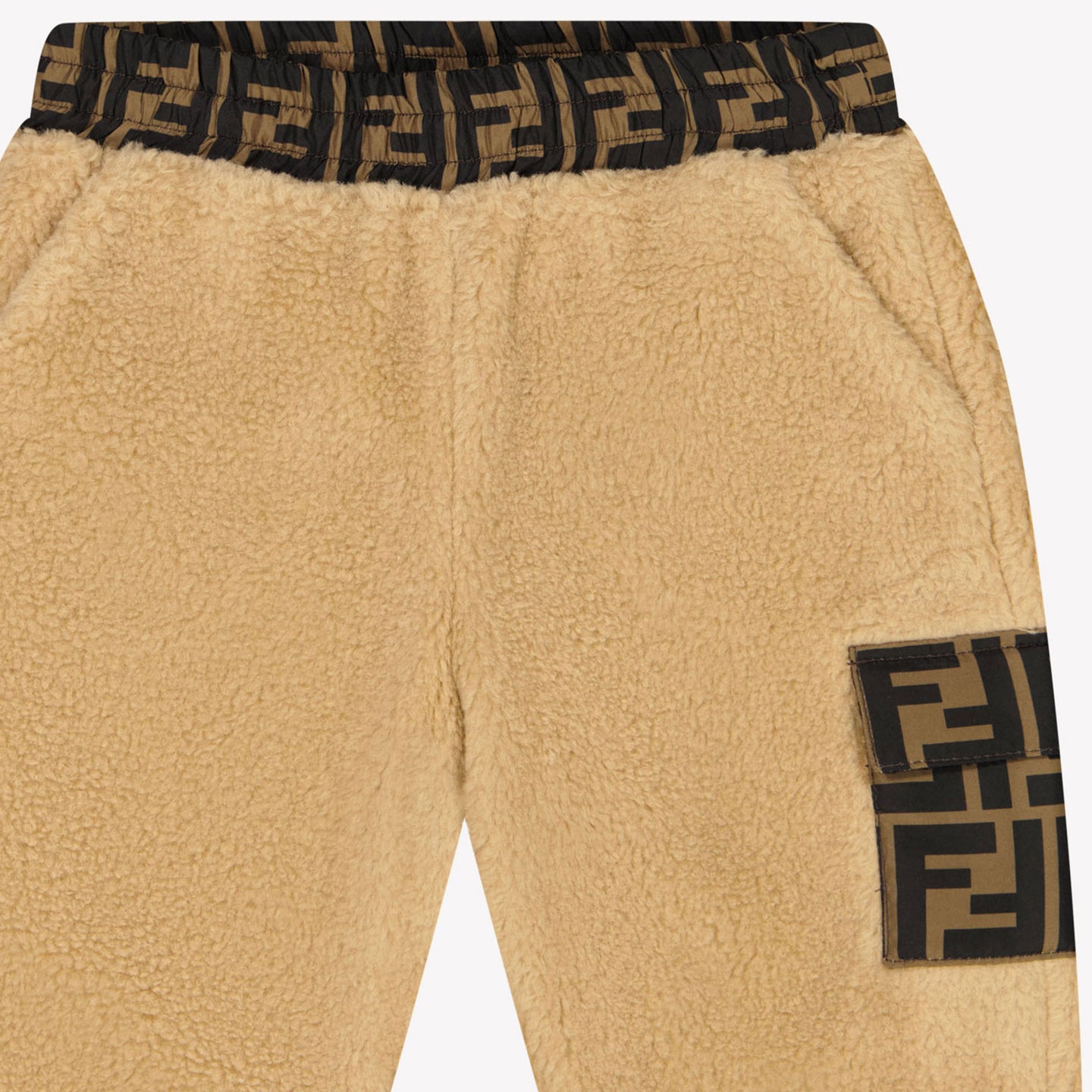 Fendi Bebé Unisex Pantalón Beige