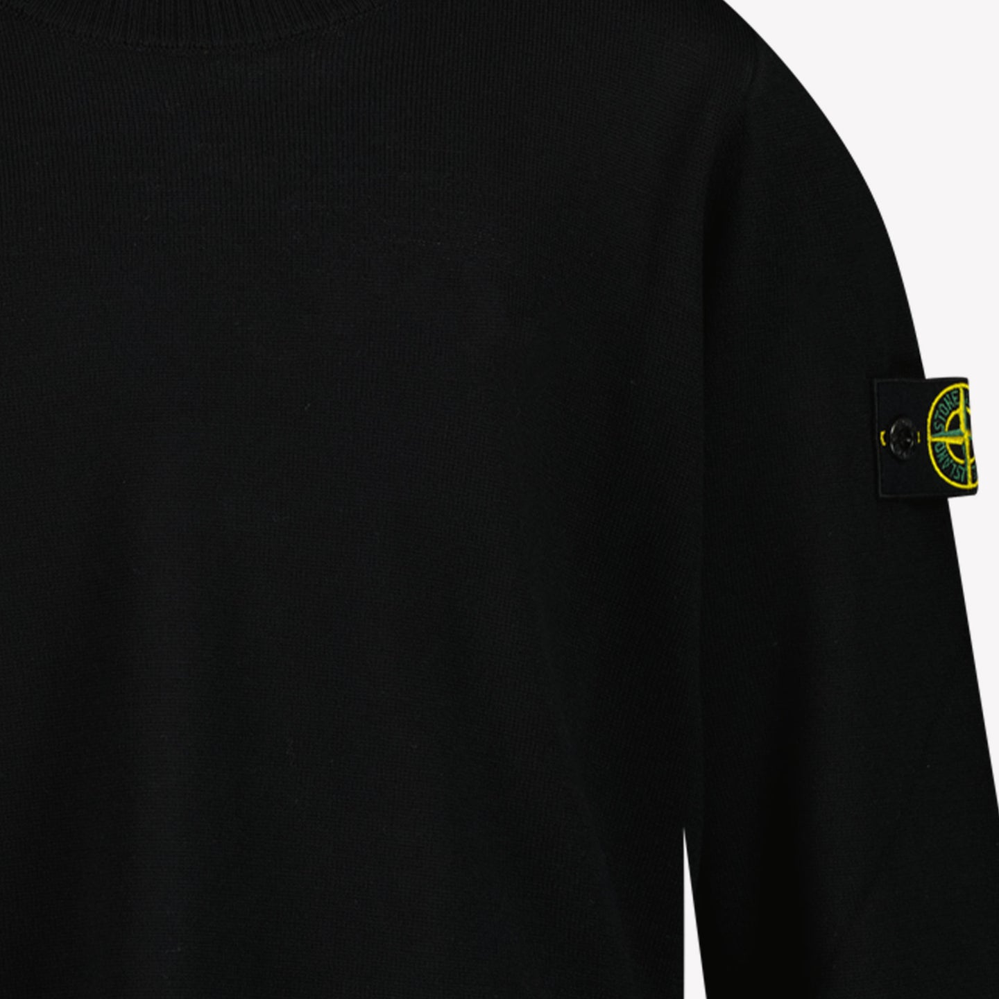 Stone Island Jungenpullover Schwarz