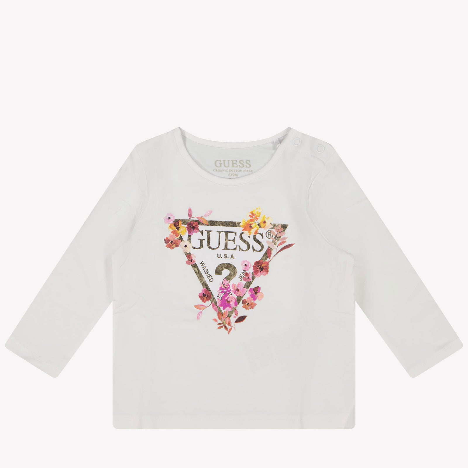 Guess Bebé Chicas Camiseta Blanco