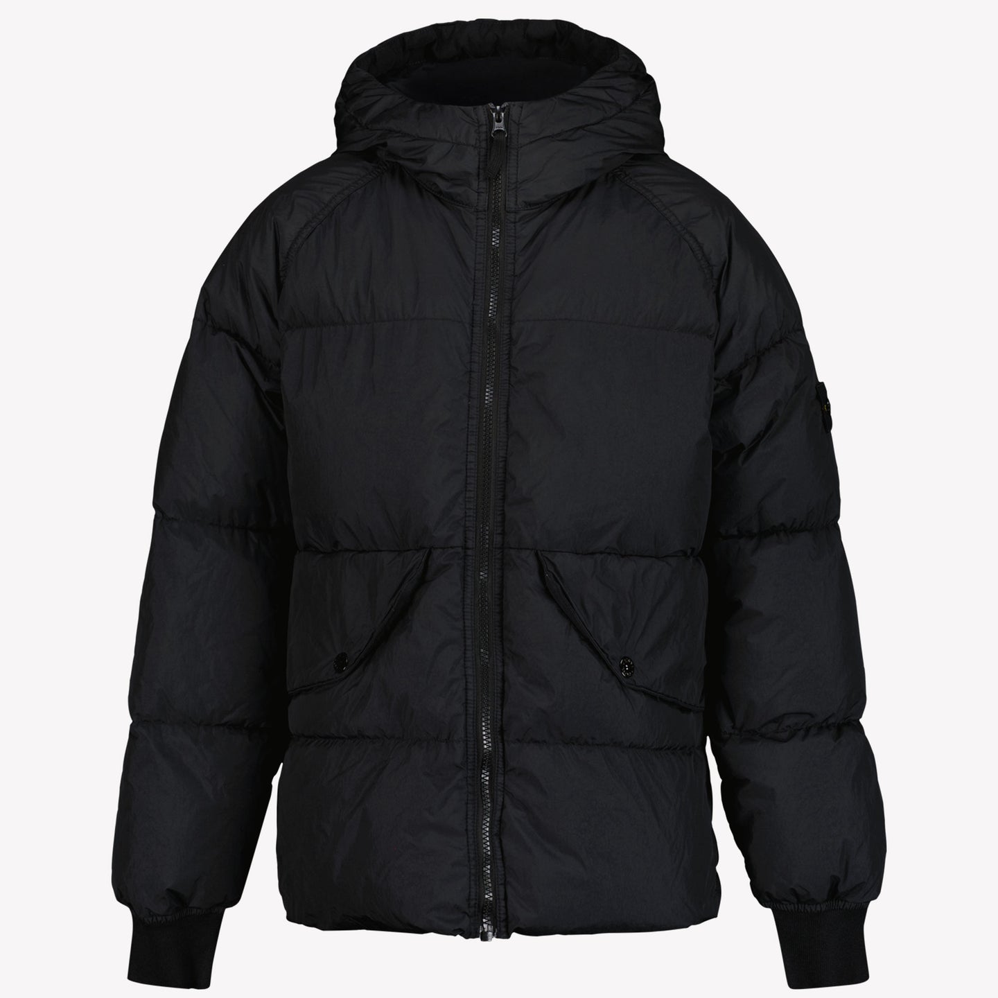 Stone Island Jungen Wintermantel Schwarz