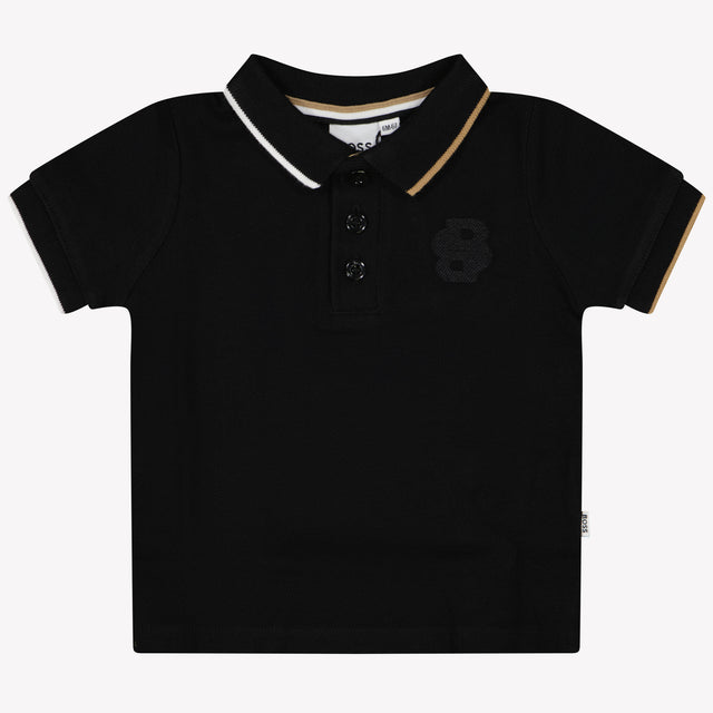 Boss Bambino Ragazzi Polo Nero