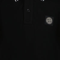 Stone Island Jongens Polo Zwart