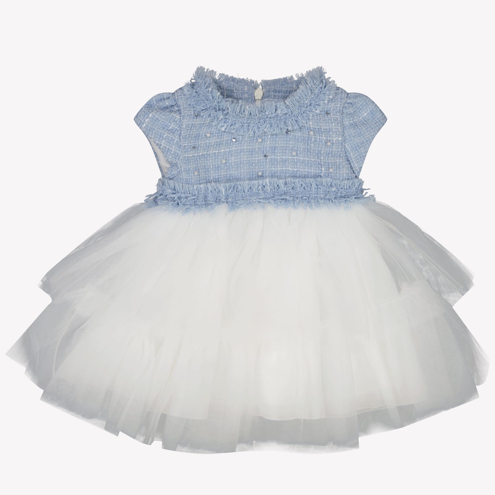 Lapin House Baby Mädchen Kleid Weiß