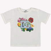 Dolce & Gabbana Bebé Chicas Camiseta en Blanco