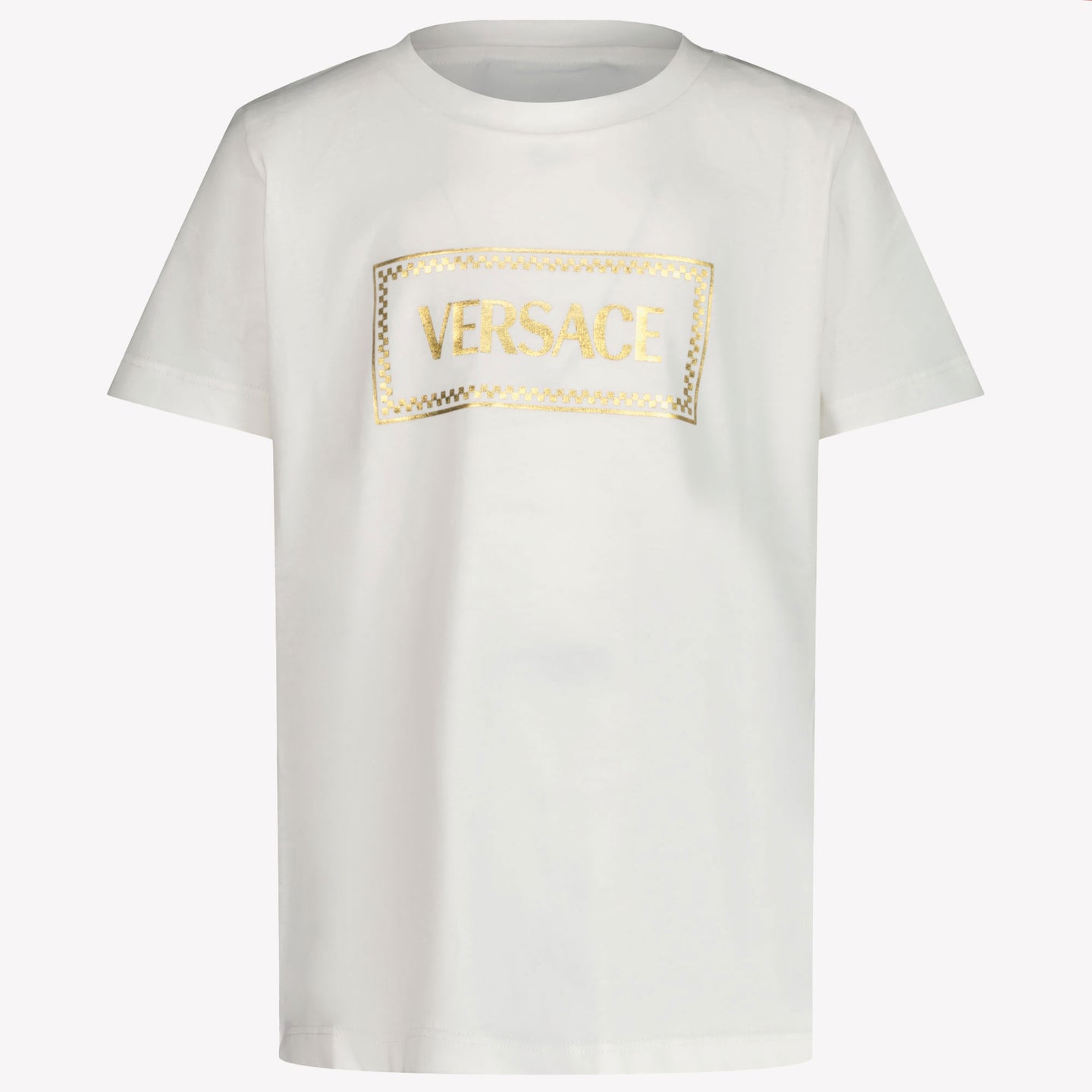 Versace Kinder Unisex T-Shirt in Weiß