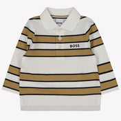 Boss Bambino Ragazzi Polo Bianco