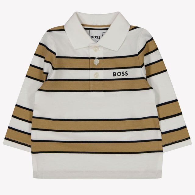 Boss Bebé Chicos Polo Blanco