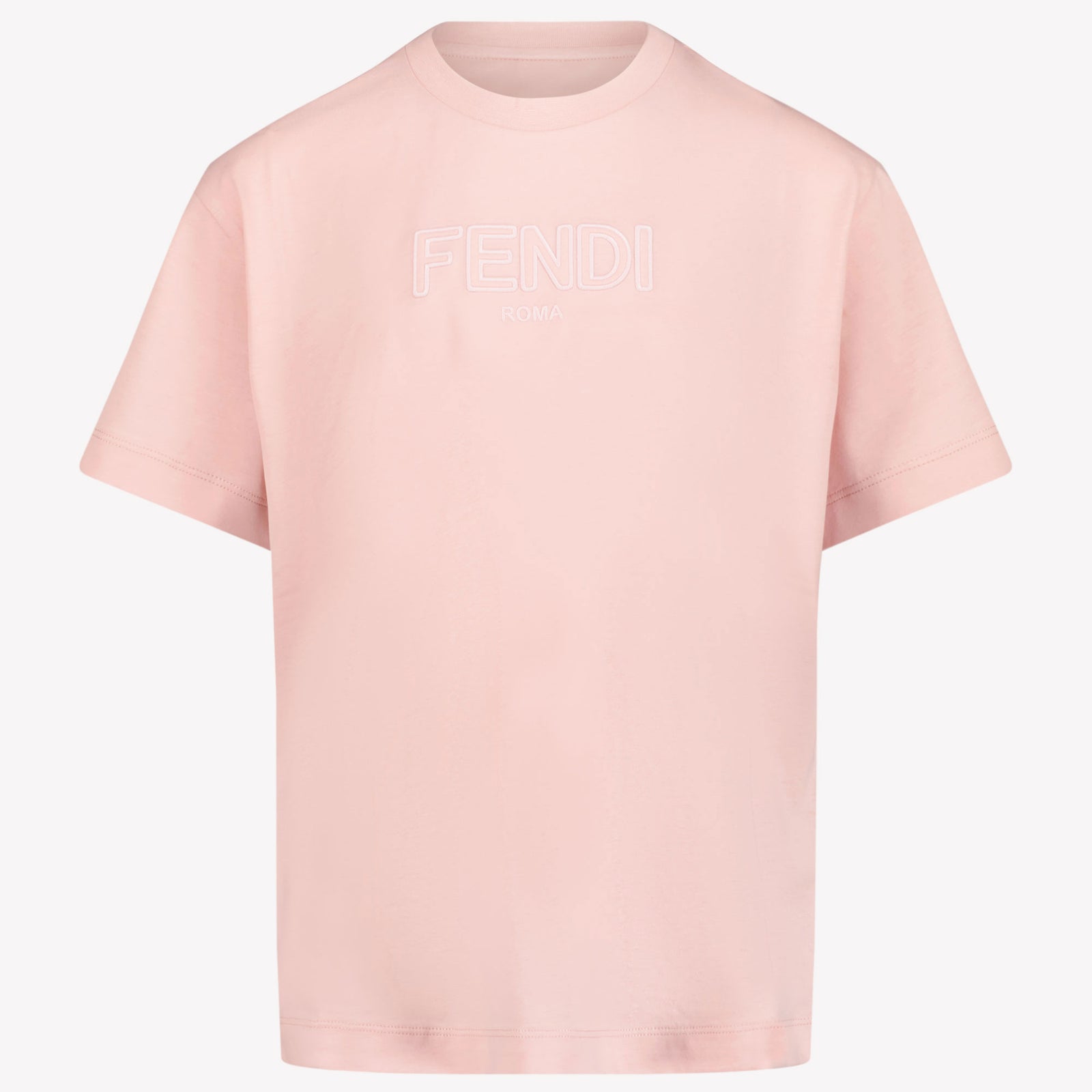 Fendi Niño Unisex Camiseta en Rosa claro