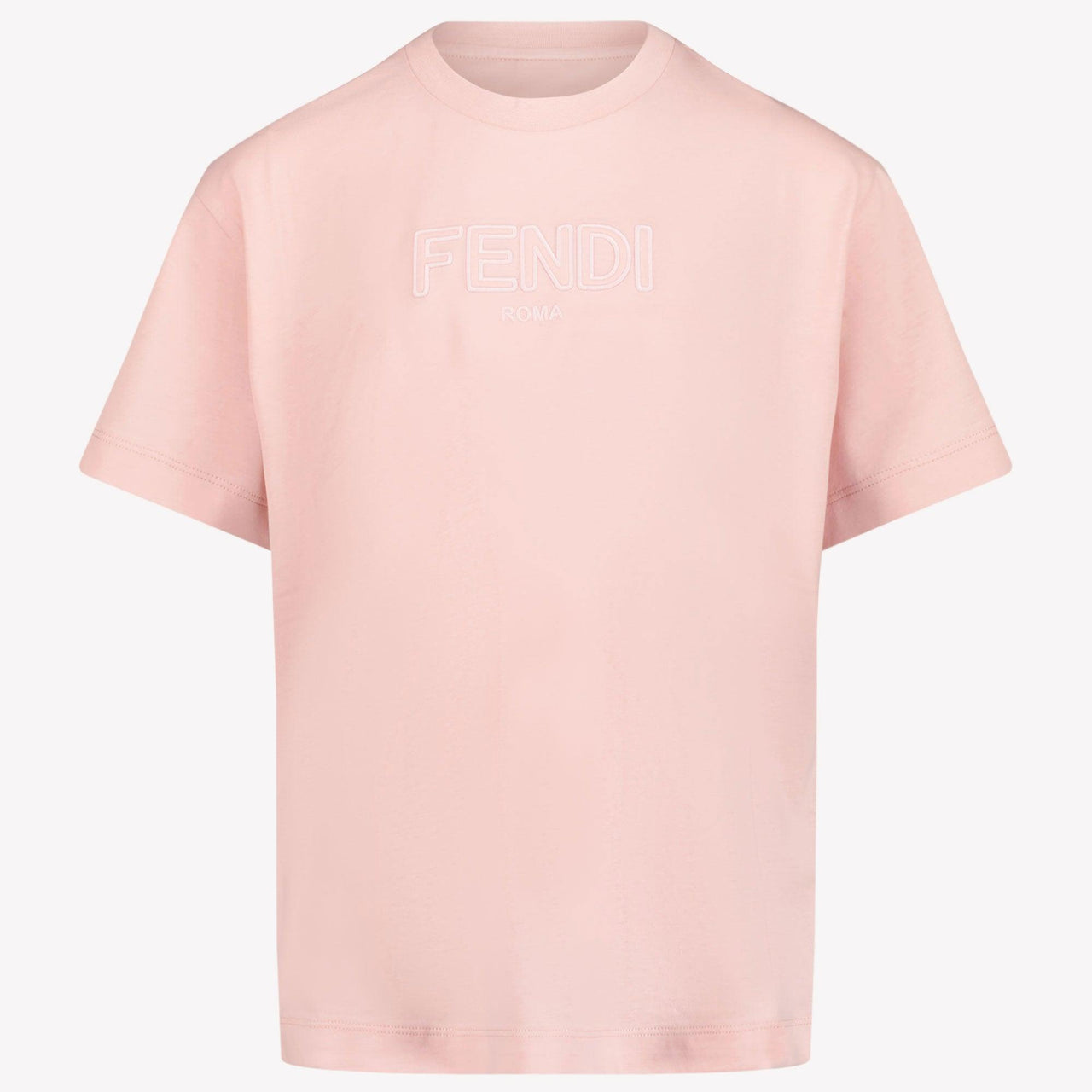 Fendi Enfant Filles T-shirt Rose Léger