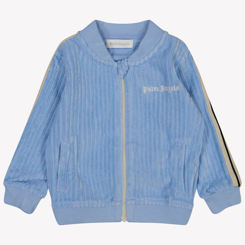 Palm Angels Baby Jongens Vest Licht Blauw