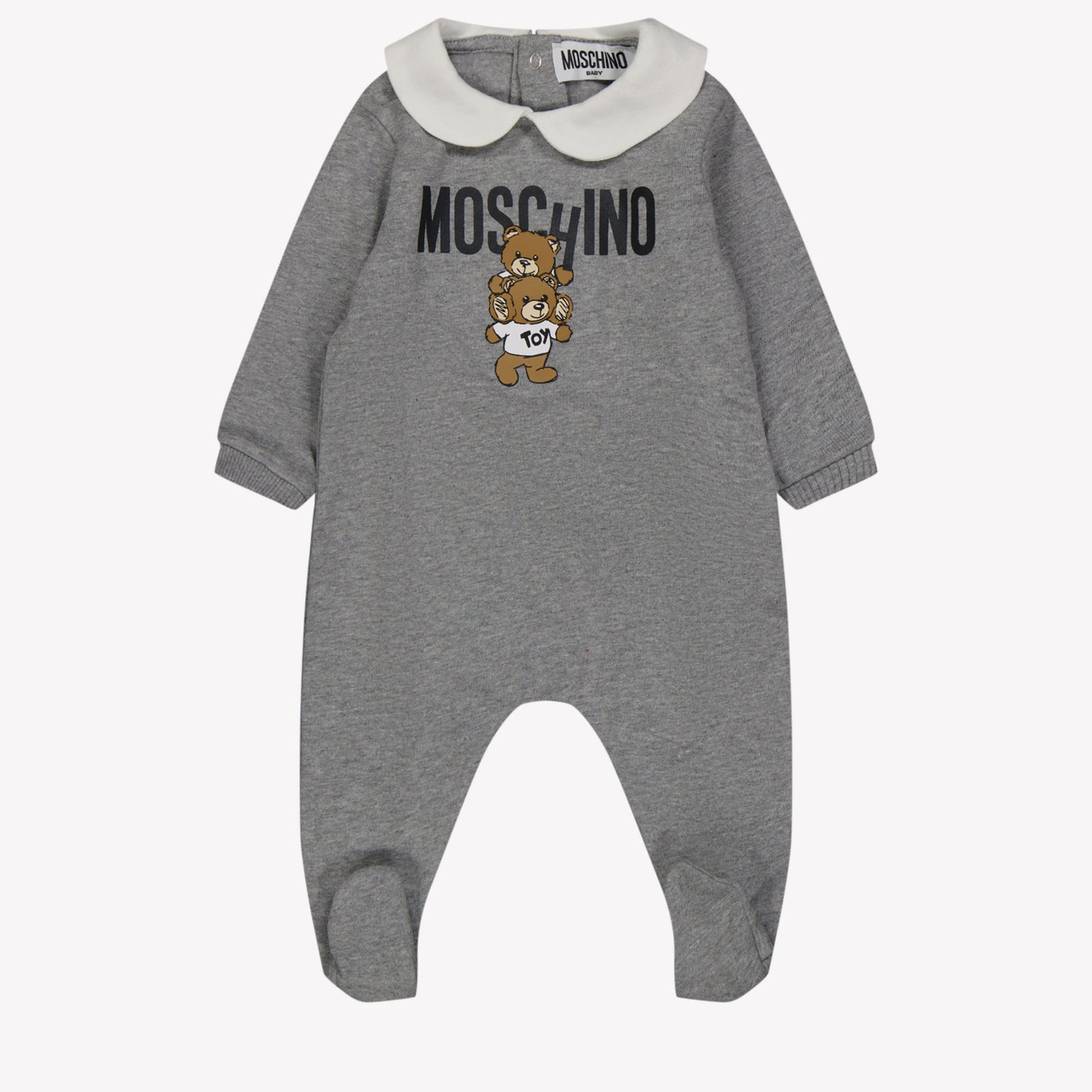 Moschino Bebé unisex box traje gris