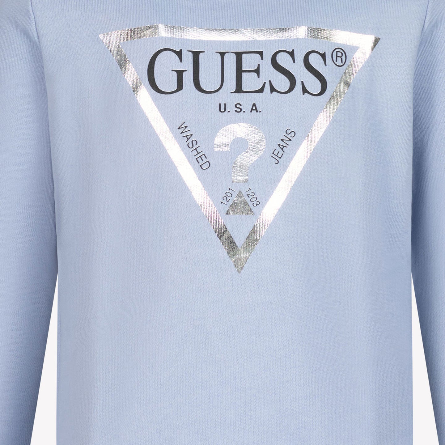 Guess Suéter de niñas para niños azul claro