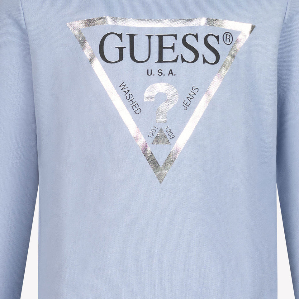 Guess Kind Mädchen Pullover Hellblau