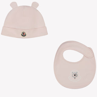 Moncler Baby Unisex Hut in Hellrosa