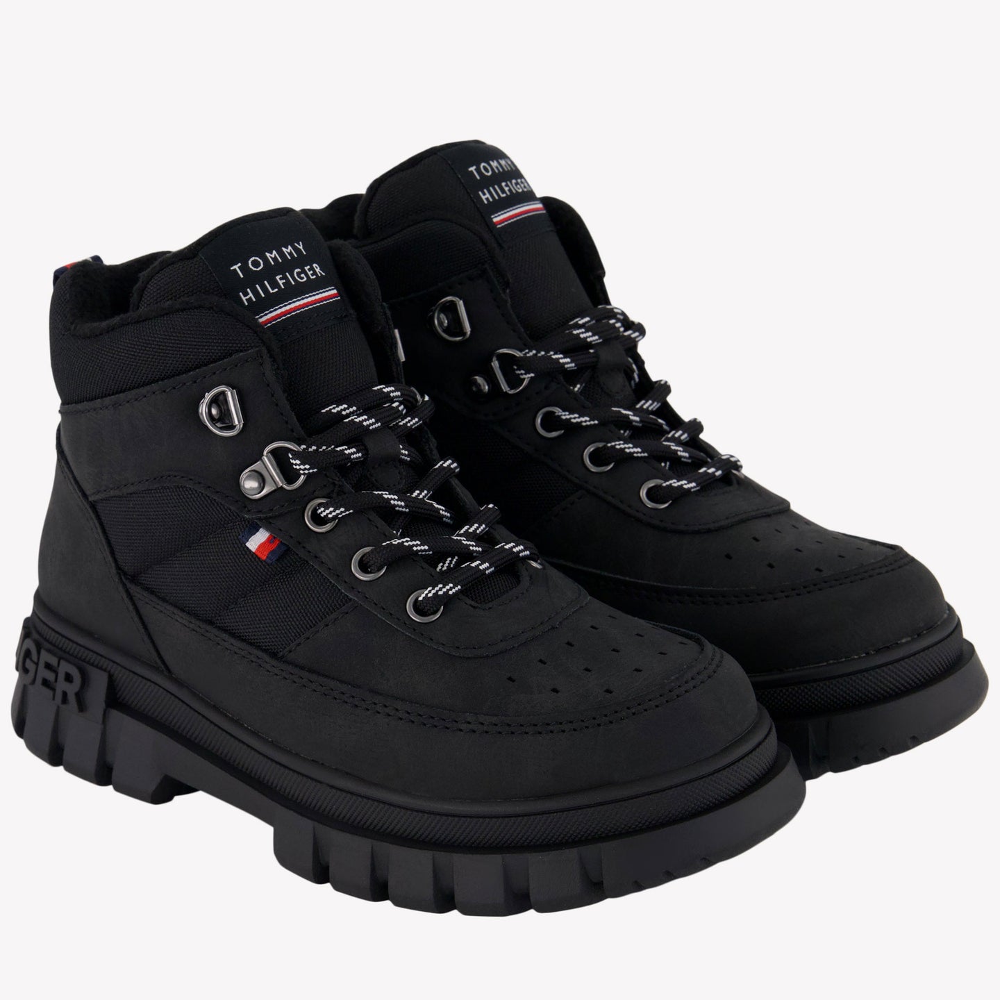 Tommy Hilfiger Chicos Botas Negro