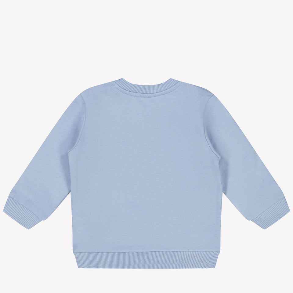 Off-White Bambino Ragazzi Maglione Azzurro