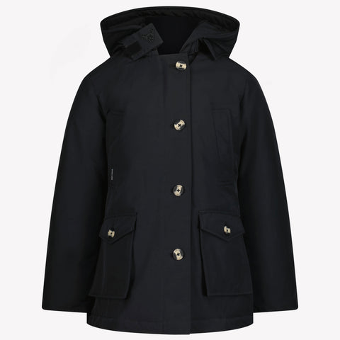 Airforce Mädchen Winterjacke Schwarz