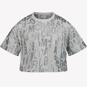 Marc Jacobs Camiseta Infantil Prata