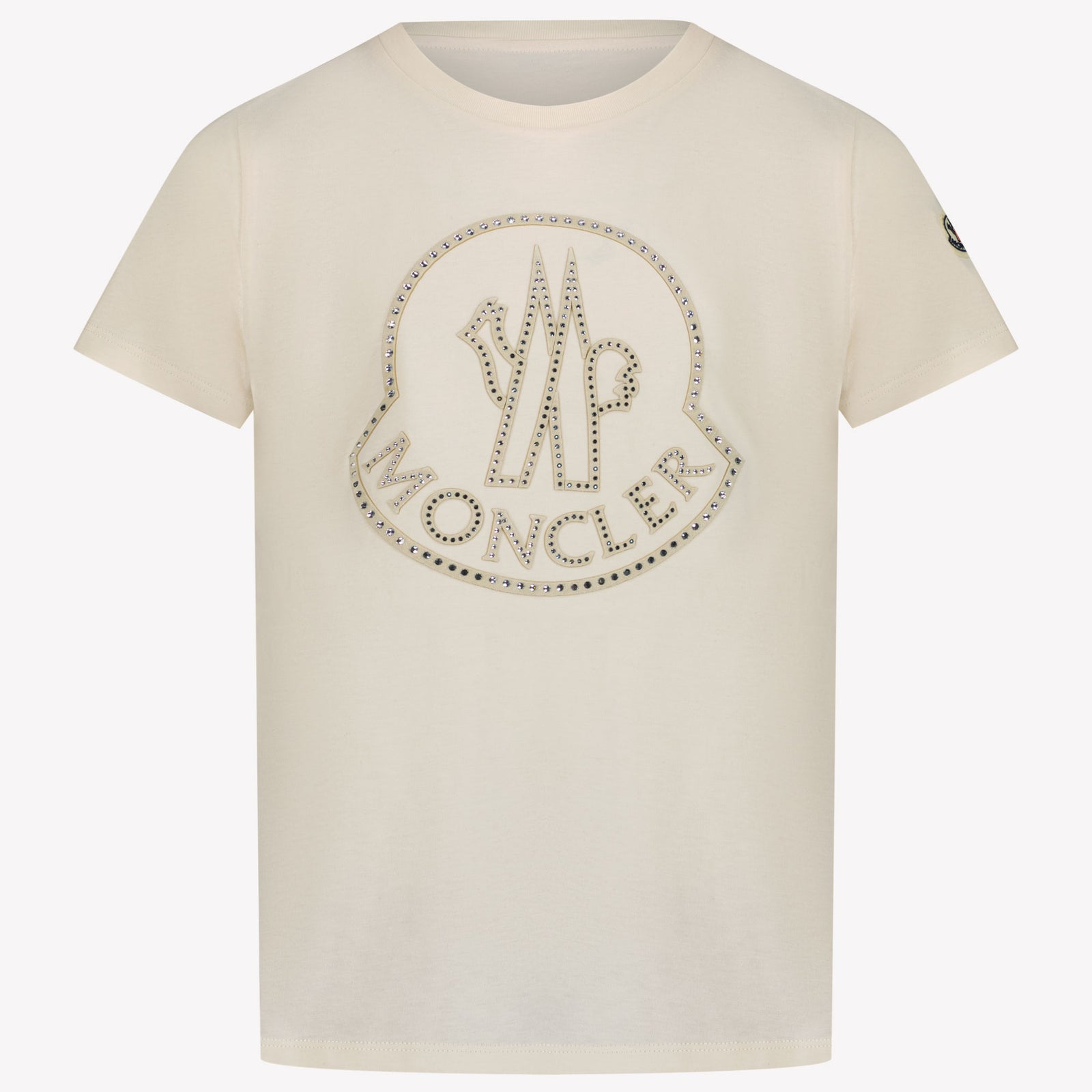 Moncler Chicas Camiseta Blanco Roto