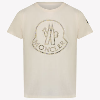 Camiseta de Moncler Girls Off White